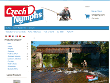 Tablet Screenshot of czechnymphs.com